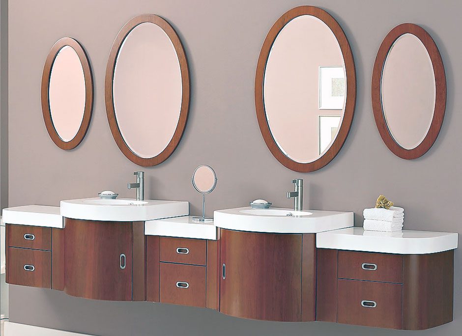 Espejos circulares de baño