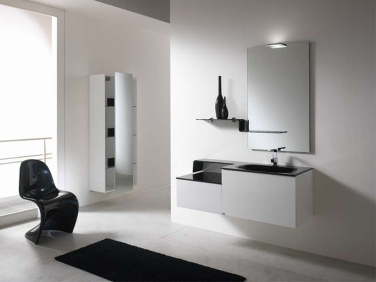 Mobiliario minimalista para baños